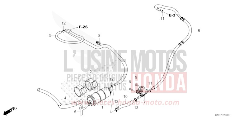 AKTIVKOHLEBEHAELTER von Forza 350 PEARL FALCON GRAY (NHC61) von 2022
